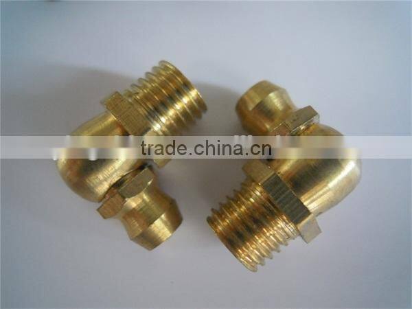brass grease nipple 90degree PT1/8"x28