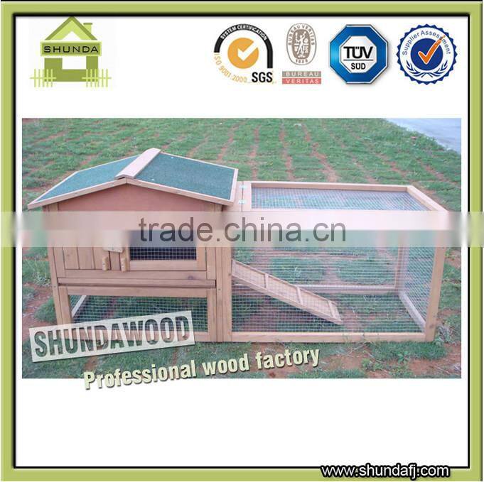 SDR015 Outdoor Wooden rabbit house rabbit hutch manufacturers