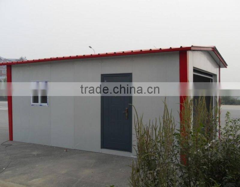three doors sandwich panel prefab garage