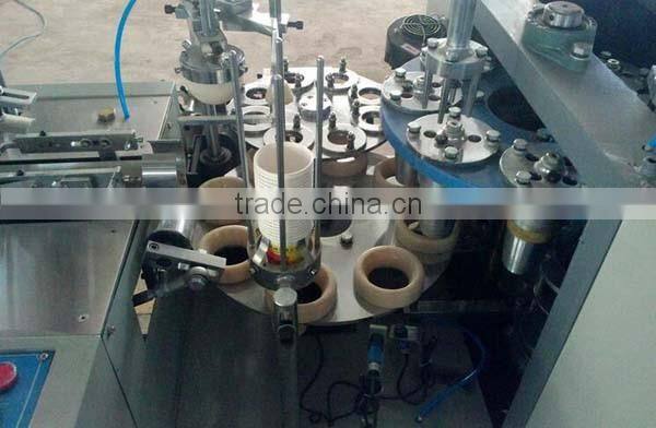 Cheap price 60-70pcs/min medium coffee cup making machine