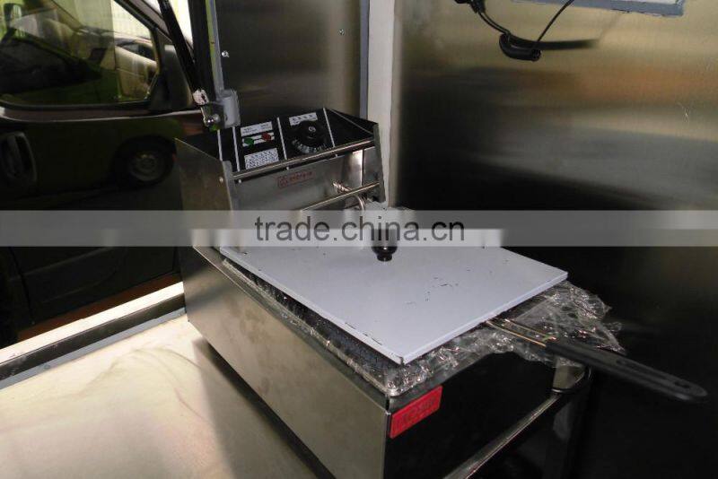 2016 hot selling fibreglass outdoor mobile snack truck