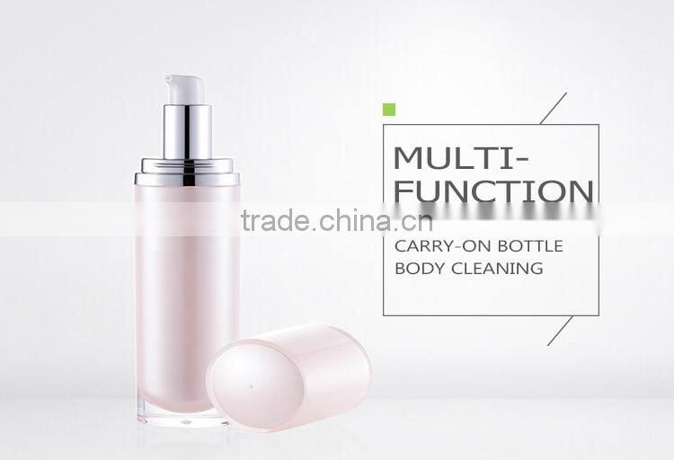 Widely use good quality color customized PMMA cosmetic 30ml pet lotion bottle