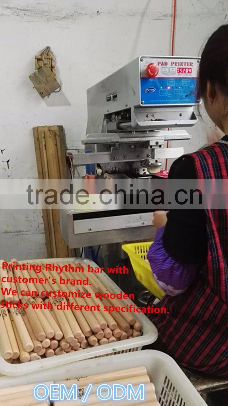 ODM OEM customize wooden sticks Beech wood round sticks Rhythm bar