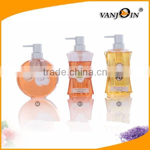 Transparent Cosmetic Pump Bottle Label Design