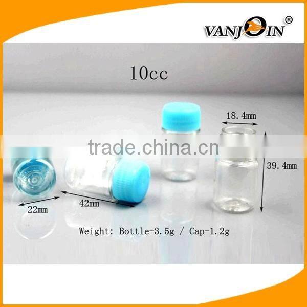 20ML White PE Dispenser Plastic Eye dropper Bottle With Plastic Dropper Tip Plugs