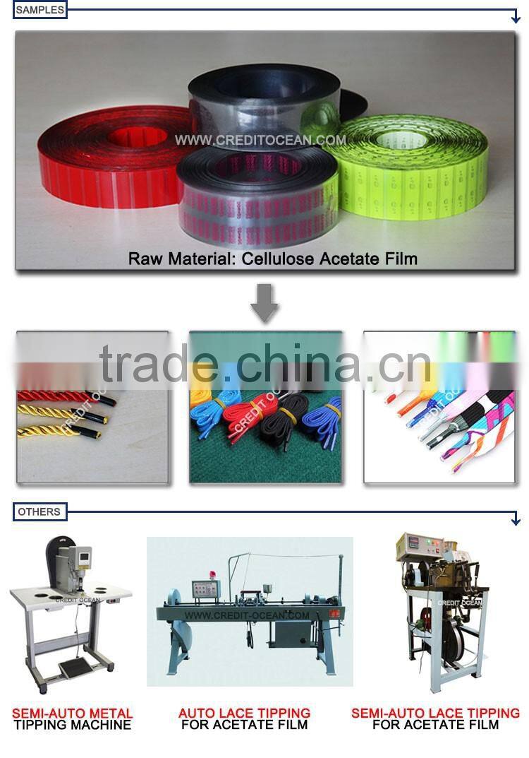 High speed automatic shoelace tipping machine for sale