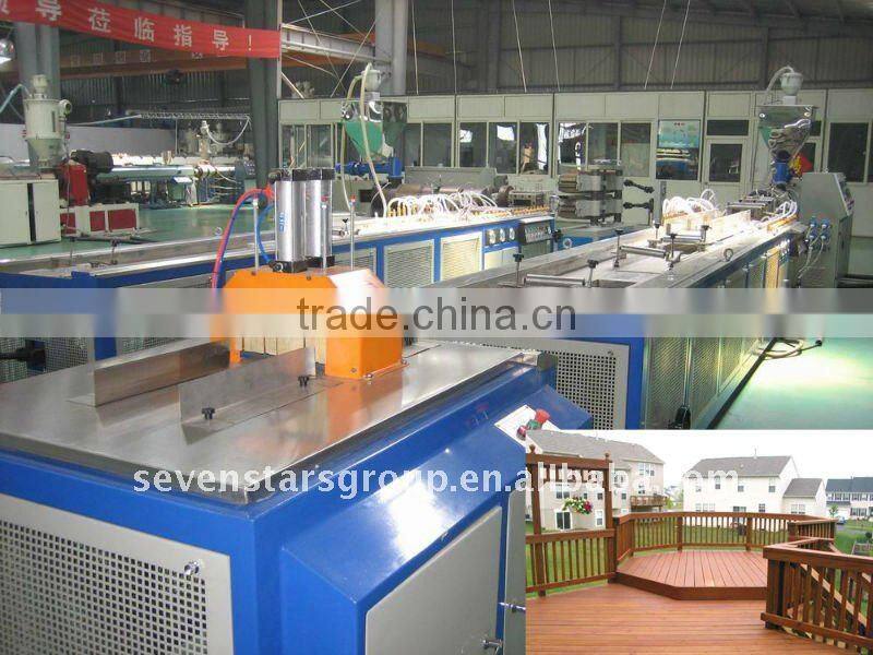 wood plastic profile making machine