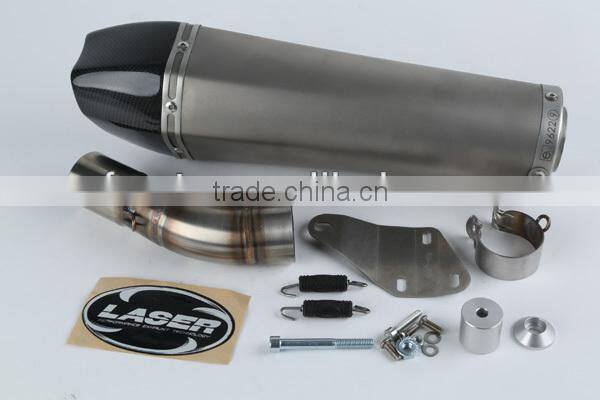 For SUZUKI GSX-R750 2011- SM Motorcycle Exhaust Pipe LASER Delta slip-on muffler