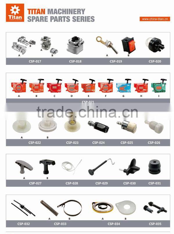 chain saw spare parts, spare parts for gasoline chain saw