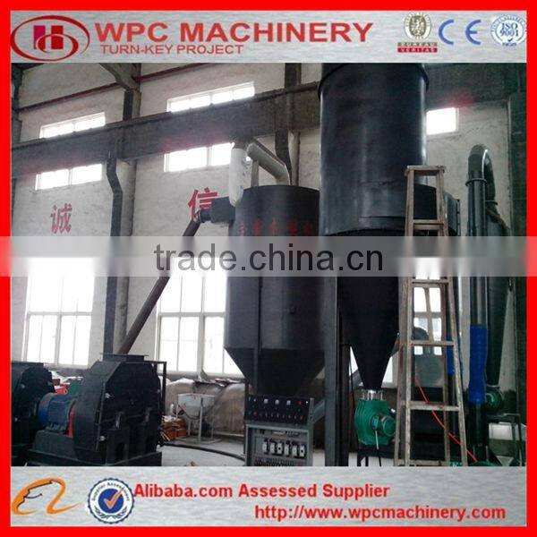 natural fiber and wood block wood pilverizer plant