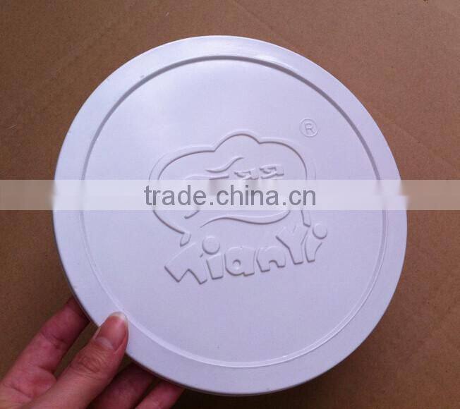 Disposable blister plastic cover for popcorn bucket / plastic lids for popcorn bucket