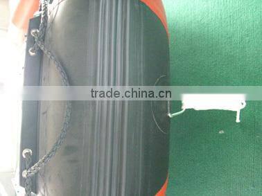 2.4m red PVC aluminium floor inflatable rowing boat
