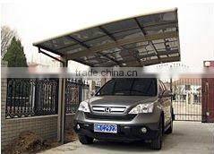 steel structure polycarbonate hollow coated car shed/canopy/garage NEW!!!