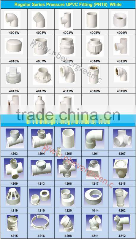 ELBOW WALL PLATE CPVC PRESSURE FITTINGS FOR WATER SUPPLY