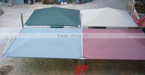 yeah!!!Best quality fashionable Durable Square HDPE car parking canopy sun shade