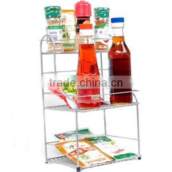 Household 3-Tier Upright Kitchen Appliance Rack
