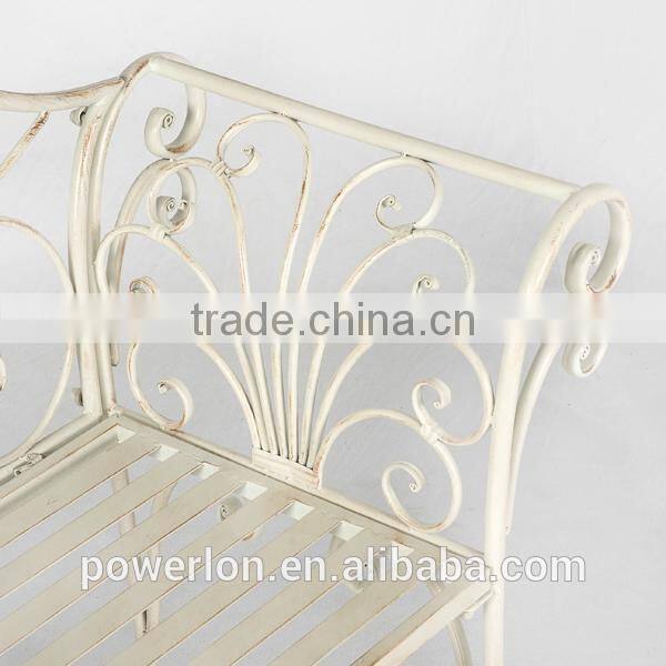 KD Garden Bench Antique Cream Fantastic