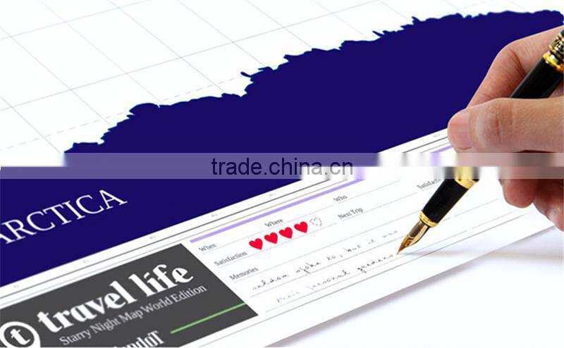 CT-543 Starlight Map Travel Globe World Map Travel map