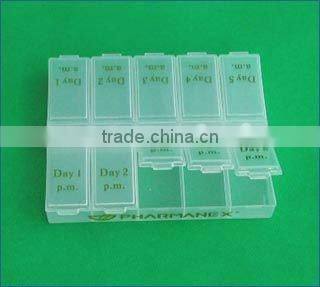 10-days plastic drug box