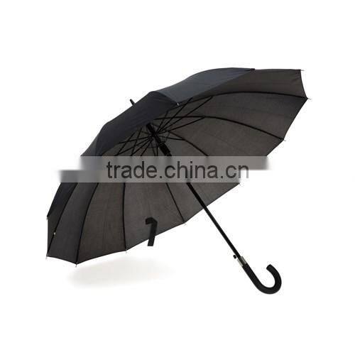 Automatic 12 panels big umbrella with rubber handle