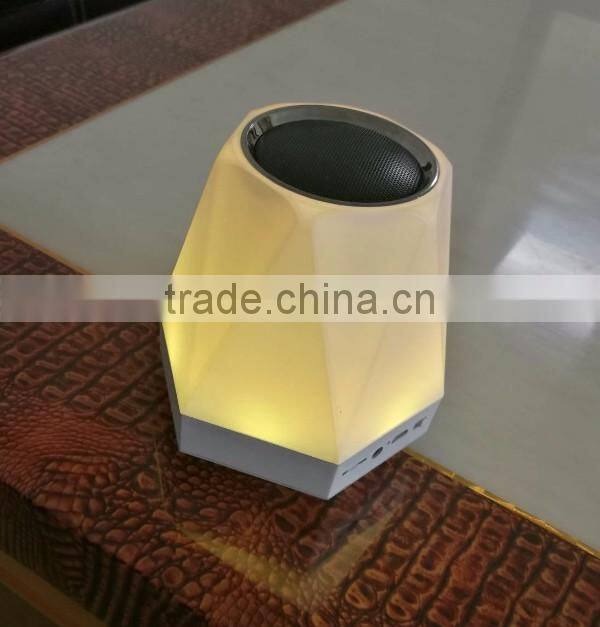 Wireless Colorful dazzle LED light Mini bluetooth speaker with LED light