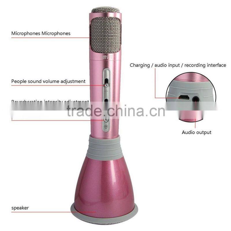 K068 Wireless Bluetooth Microphones and Karaoke Player