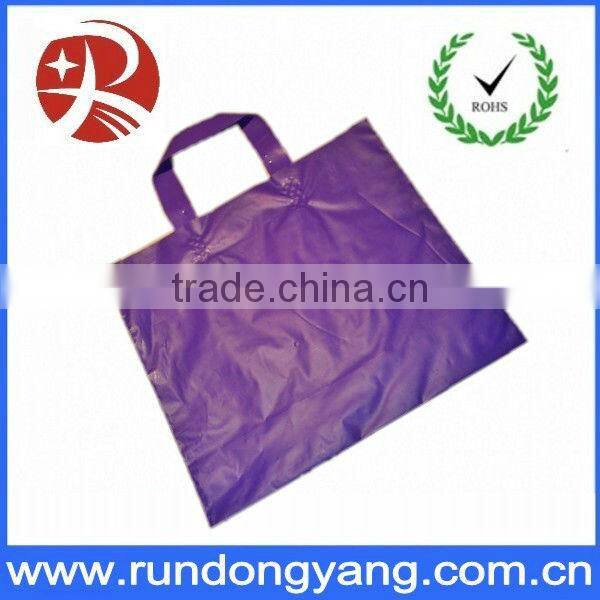 Custom Printed OEM Plastic Loop Handle Shopping Bag