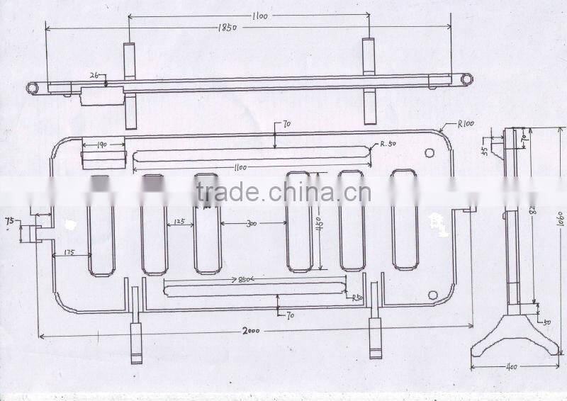 High quality red or yellow colour used road crash barrier for sale in China