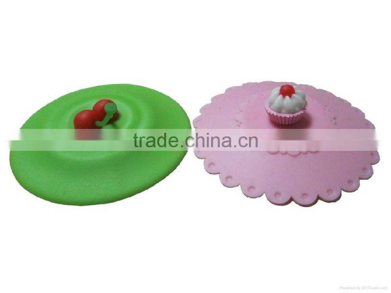 All kinds of cute shape silicone suction cup lid