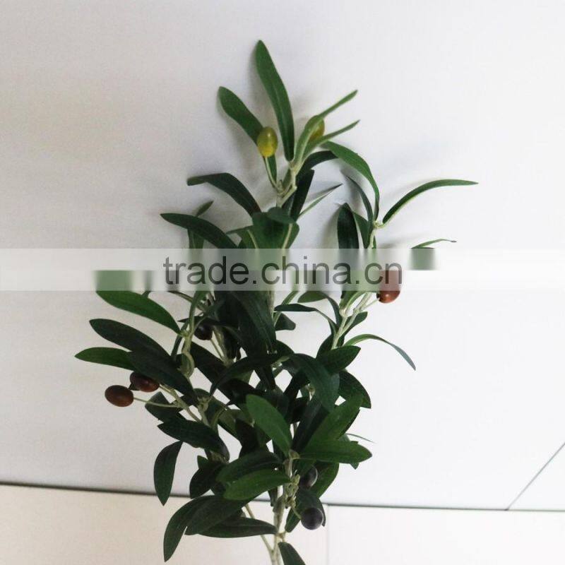 Artificial Olive Branch Fake Olive Leaves Silk Olive spray