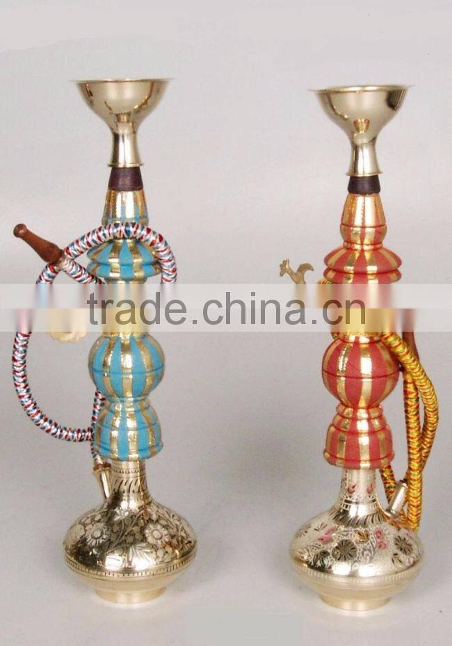 antique brass hookah