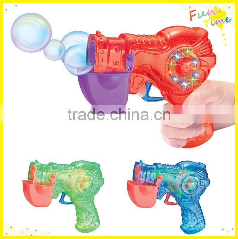 electronic flashing jumbo bubble gun