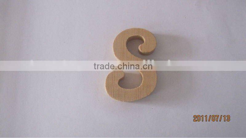 whosesale decorative cheap wooden alphabet letters for crafts