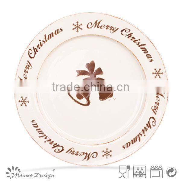 Christmas fashion ceramic plate