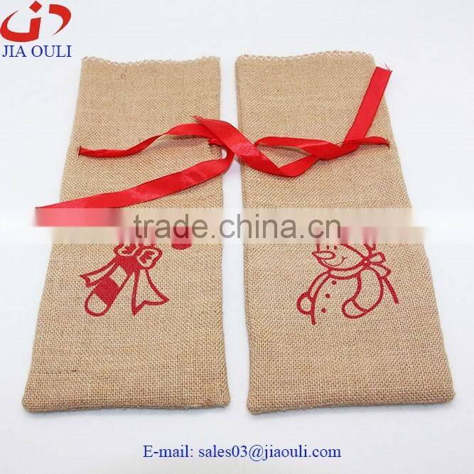 Cheap Decorative Wine Bottle Bags For Christmas