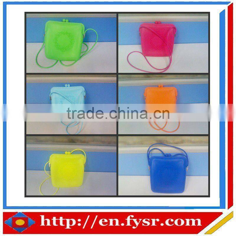 silicone clutch bag silicone women's bag