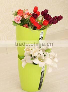 plastic stackable storage bucket/trash can