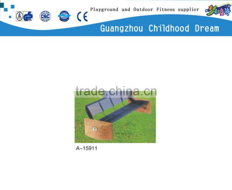 (A-15911) Modern used commercial park bench