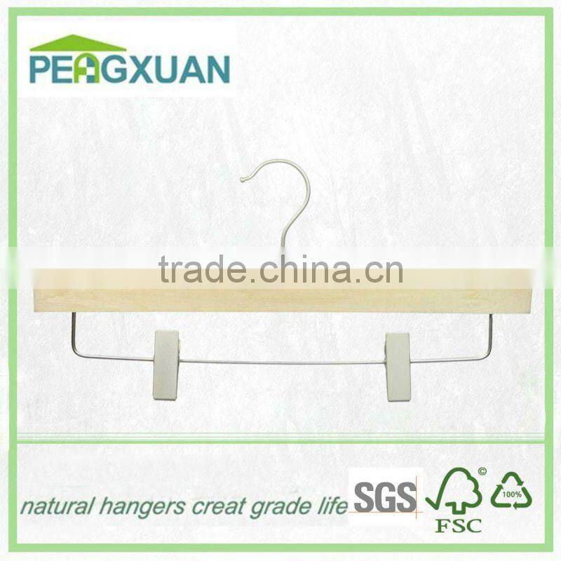 guangxi Factory wholesale best price natural wooden hanger clothes