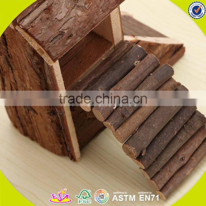 2017 New design wooden amusement facilities for hamster mini wooden amusement facilities for hamster W06F027