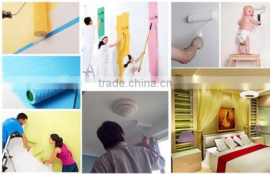 4 in 1 set 9" wall paint roller brush sleeve wall decor decorative art tool