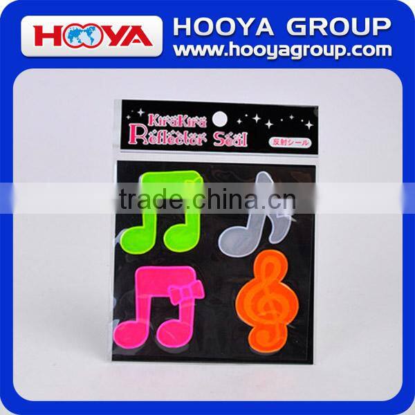 4 pcs Lovely High Visibility Design Reflective Stickers Set