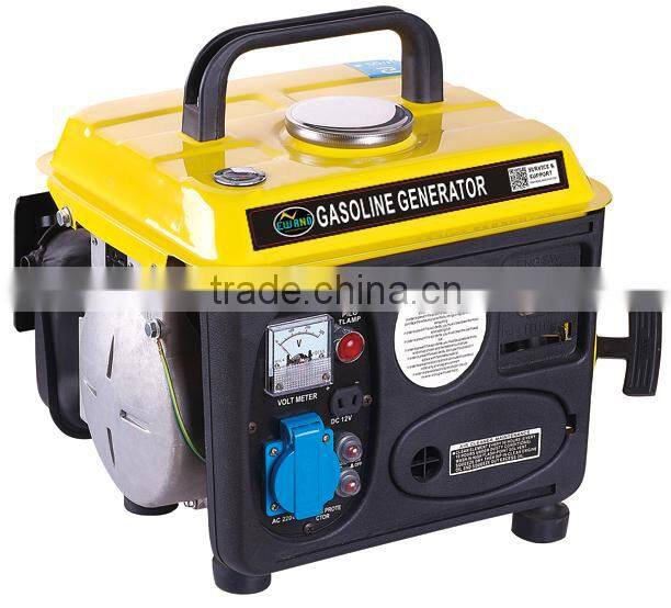 new design with AC and 12VDC hot sale small power 950 portable petrol generator