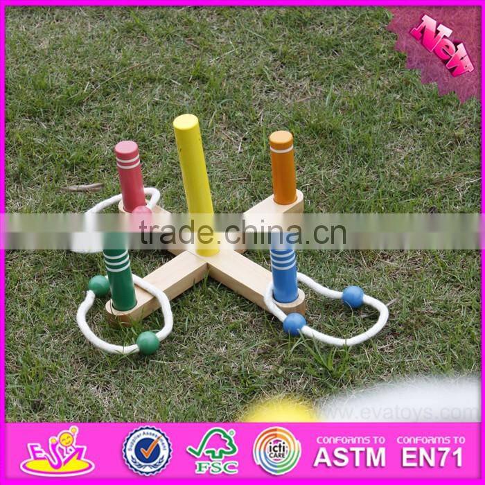 2016 hot sale baby wooden ring toss,top fashion kids wooden ring toss,high quality children wooden ring toss W01A162
