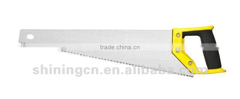 plastic handle high quality hand saw SH210,grinded teeth hand saw