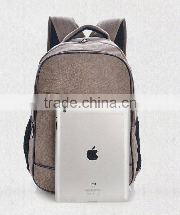 Put laptop school canvas bakcpack china