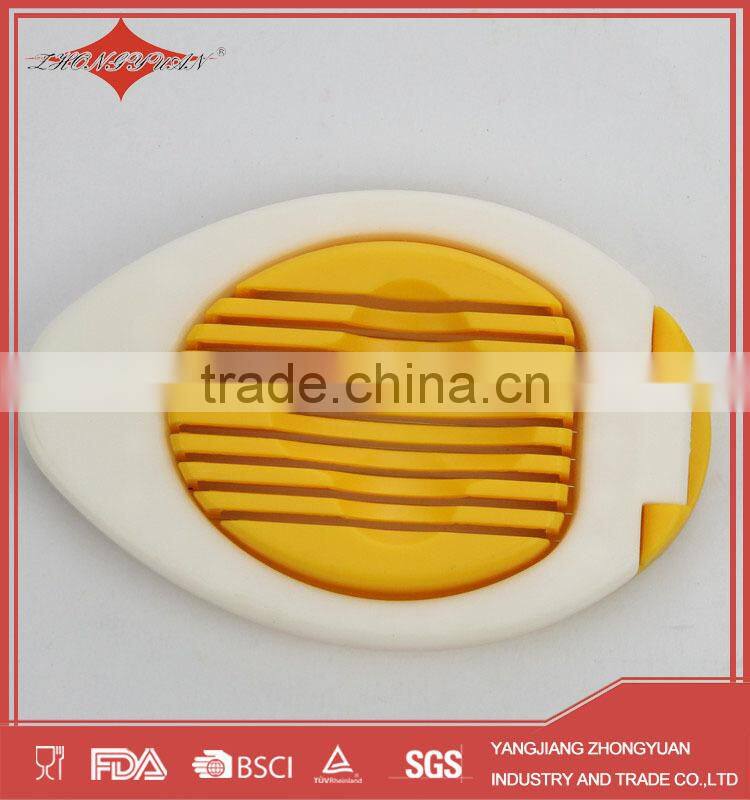 multi-functional double head plastic egg slicer