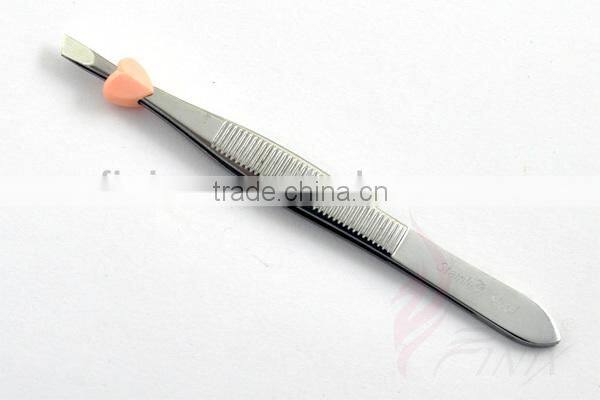 3.5" High Quality Slanted Tip Eyebrow Tweezers