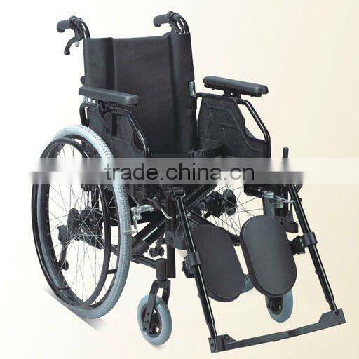 TAW253LACHQ Aluminum drop back handle elevating legrest and quick release axle wheelchair(drum brake)