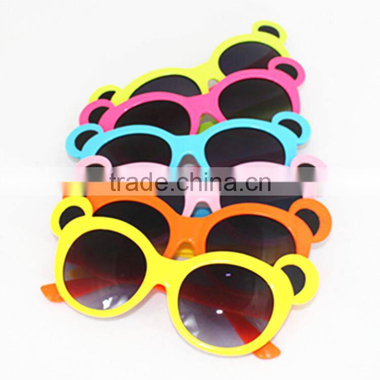 Cute Panda-Shape Glasses Kids Sun Glasses Fashionable Plastic Sunglasses